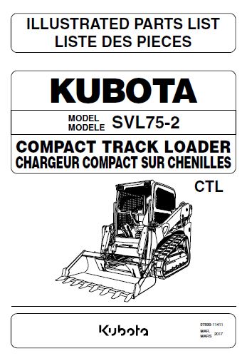 Kubota Kx41 3 Parts Manual